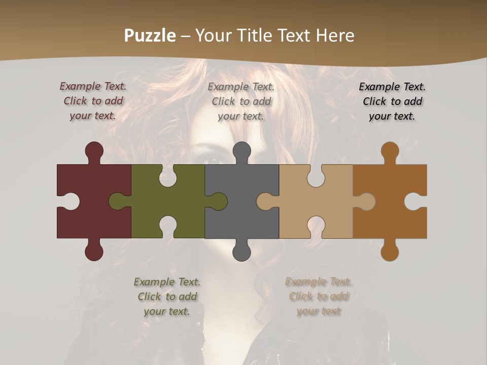 Glamour Femininity Gorgeous PowerPoint Template