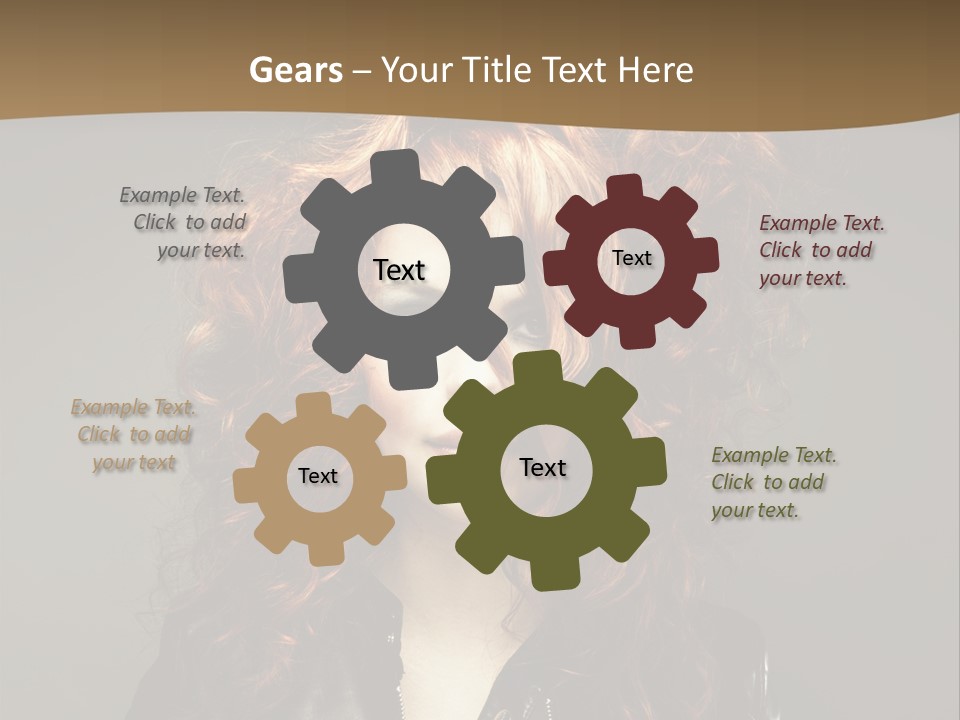 Glamour Femininity Gorgeous PowerPoint Template