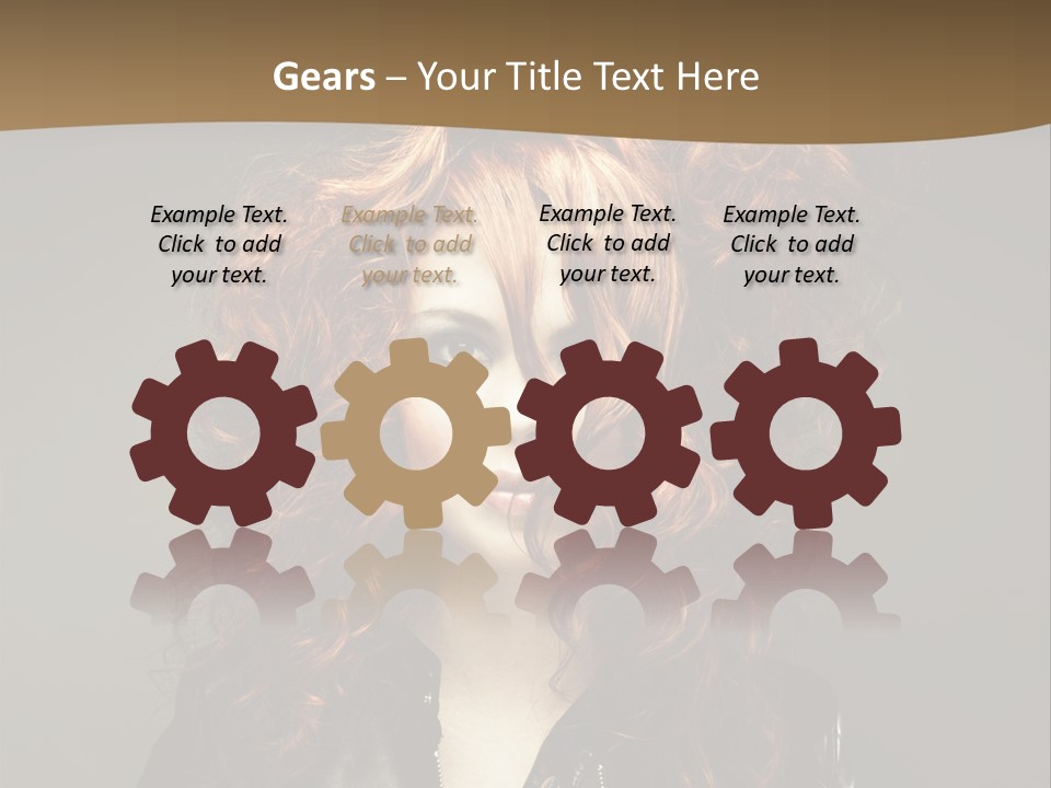 Glamour Femininity Gorgeous PowerPoint Template