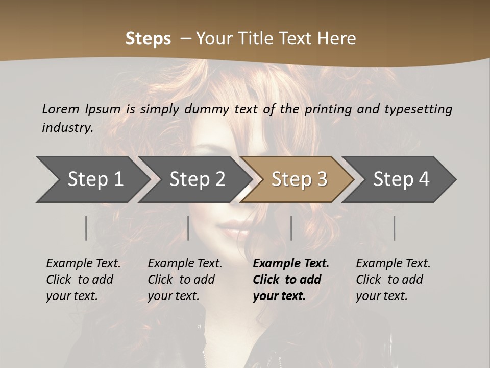Glamour Femininity Gorgeous PowerPoint Template