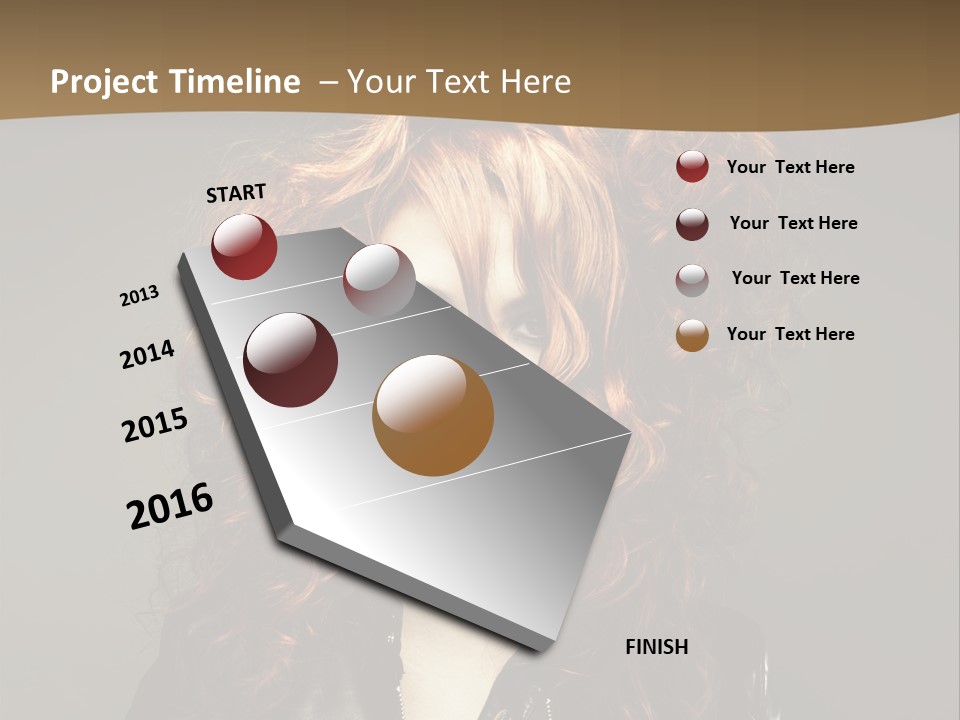 Glamour Femininity Gorgeous PowerPoint Template