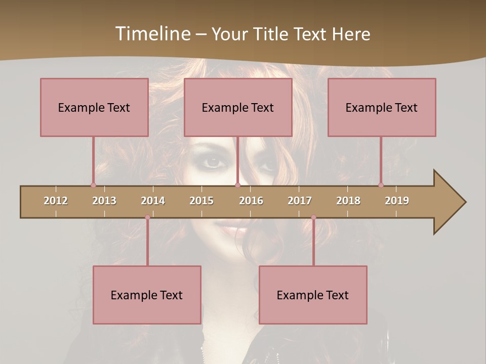 Glamour Femininity Gorgeous PowerPoint Template