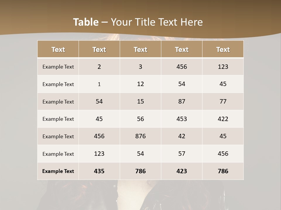 Glamour Femininity Gorgeous PowerPoint Template