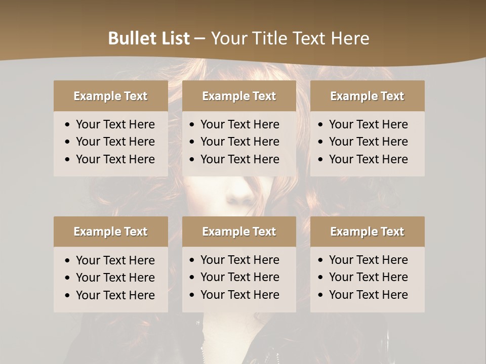 Glamour Femininity Gorgeous PowerPoint Template