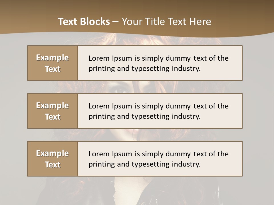 Glamour Femininity Gorgeous PowerPoint Template