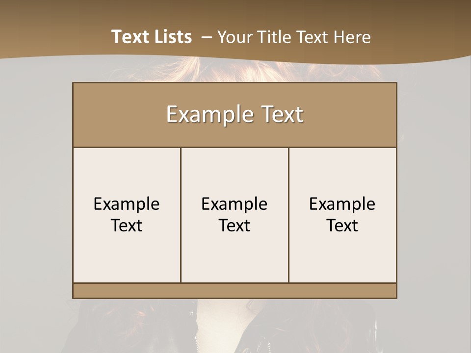 Glamour Femininity Gorgeous PowerPoint Template
