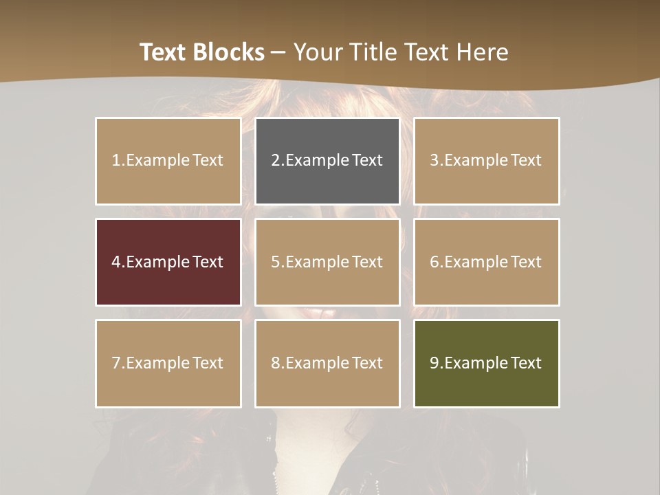 Glamour Femininity Gorgeous PowerPoint Template