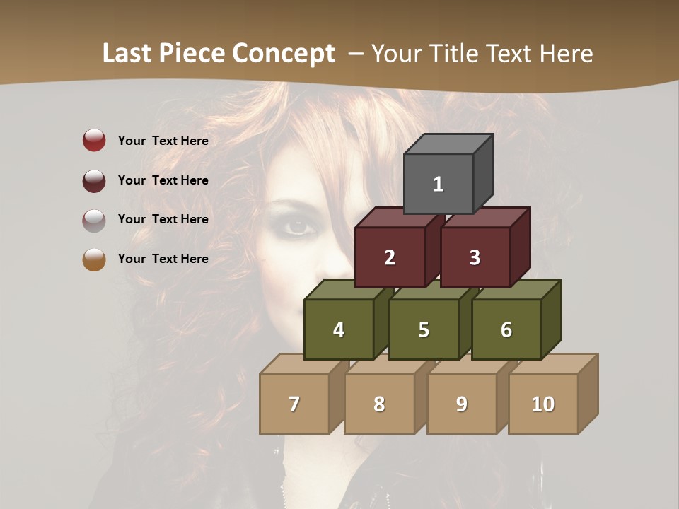 Glamour Femininity Gorgeous PowerPoint Template