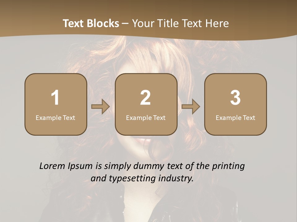 Glamour Femininity Gorgeous PowerPoint Template