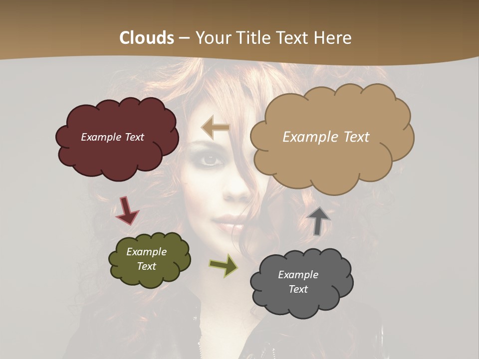 Glamour Femininity Gorgeous PowerPoint Template