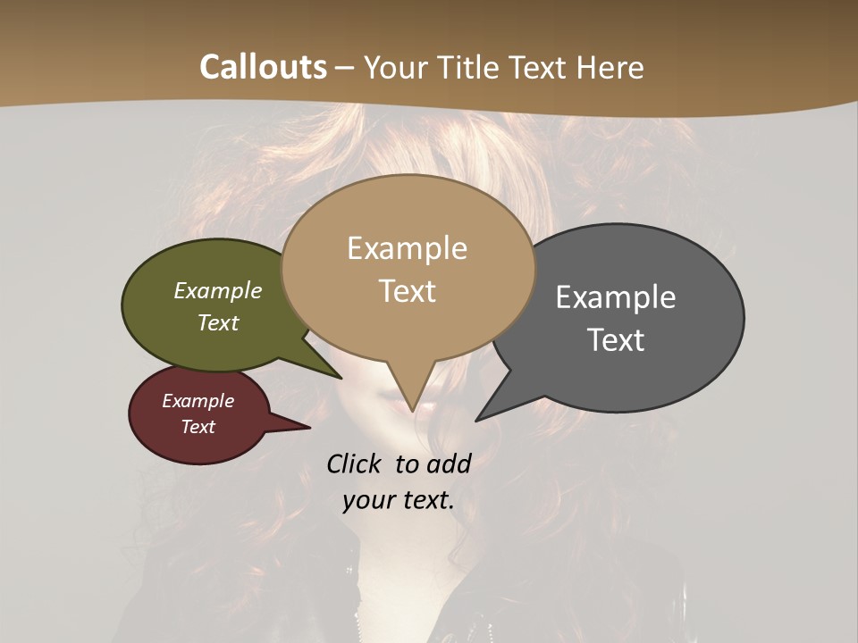 Glamour Femininity Gorgeous PowerPoint Template