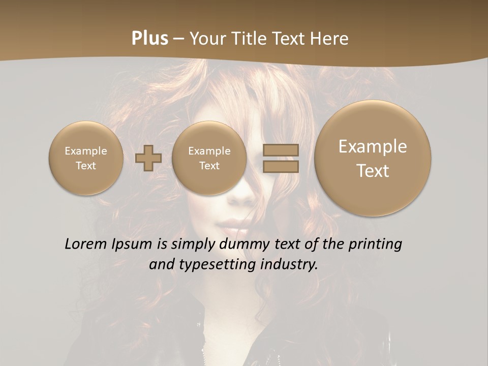 Glamour Femininity Gorgeous PowerPoint Template