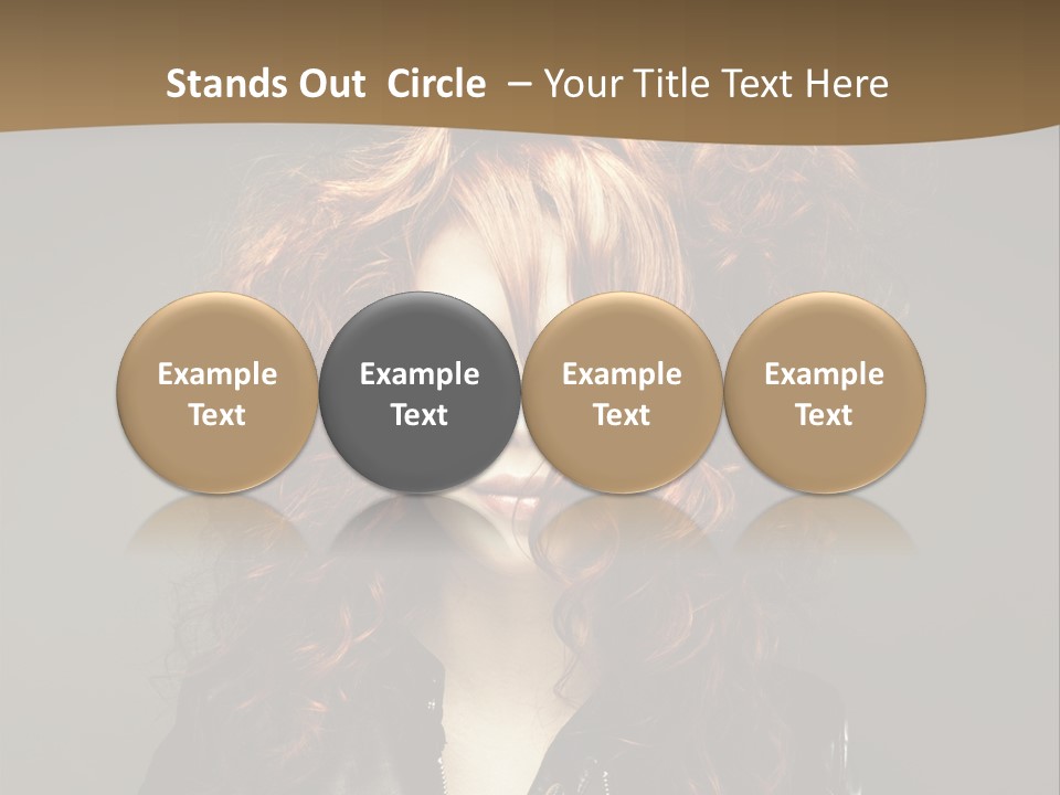 Glamour Femininity Gorgeous PowerPoint Template