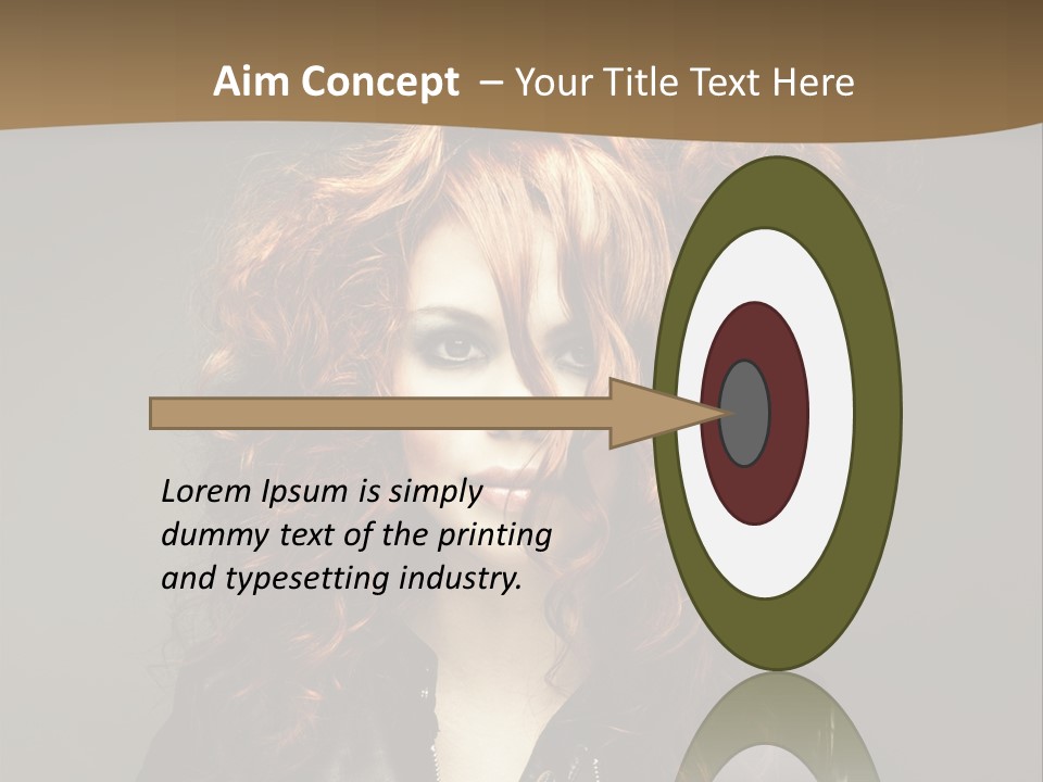 Glamour Femininity Gorgeous PowerPoint Template