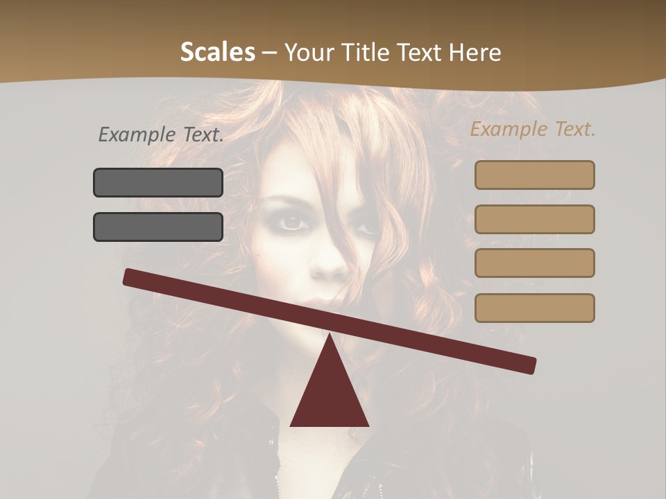 Glamour Femininity Gorgeous PowerPoint Template