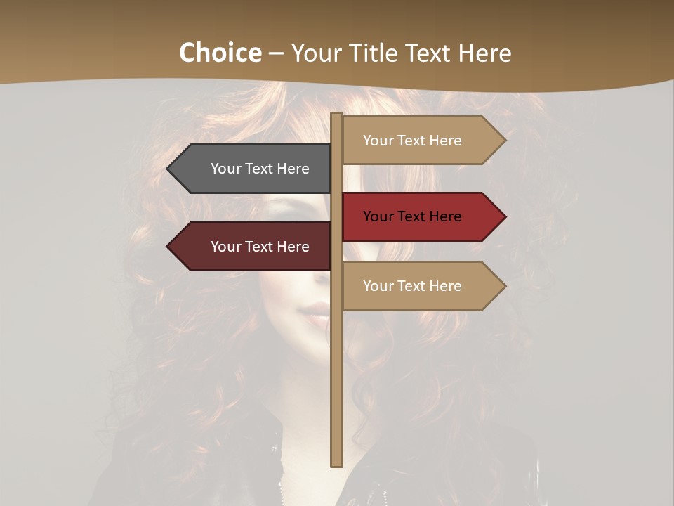 Glamour Femininity Gorgeous PowerPoint Template