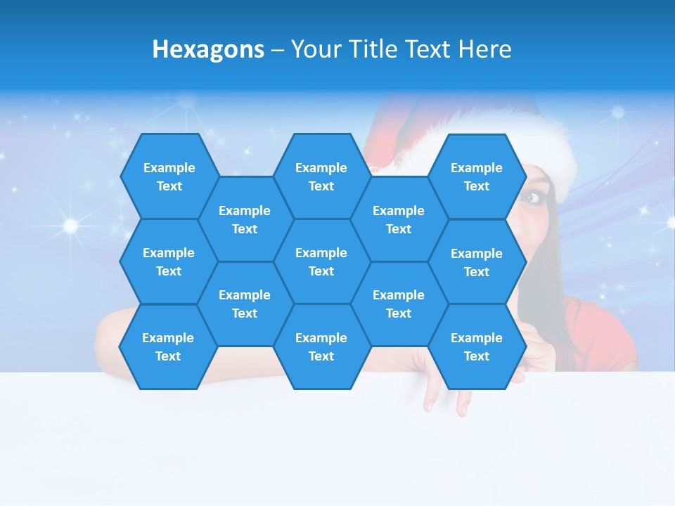 Happy Twinkle Santa PowerPoint Template