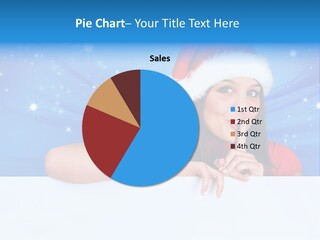 Happy Twinkle Santa PowerPoint Template