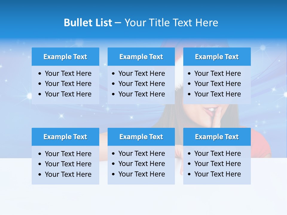 Happy Twinkle Santa PowerPoint Template