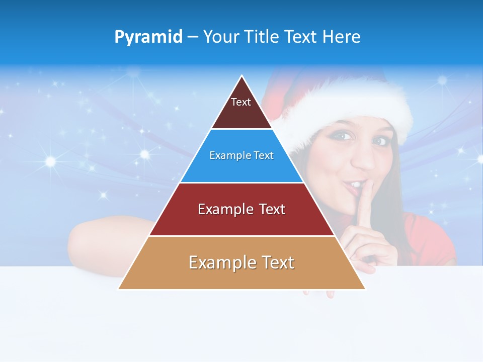 Happy Twinkle Santa PowerPoint Template
