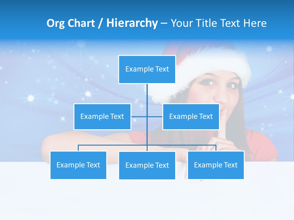 Happy Twinkle Santa PowerPoint Template