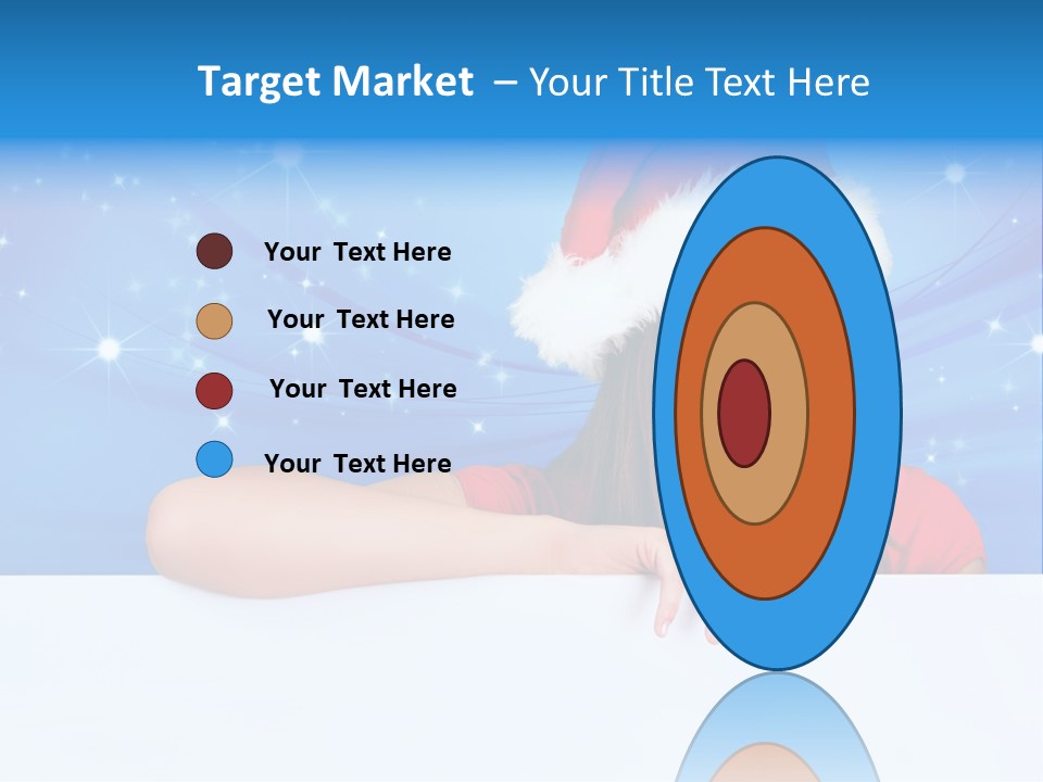 Happy Twinkle Santa PowerPoint Template