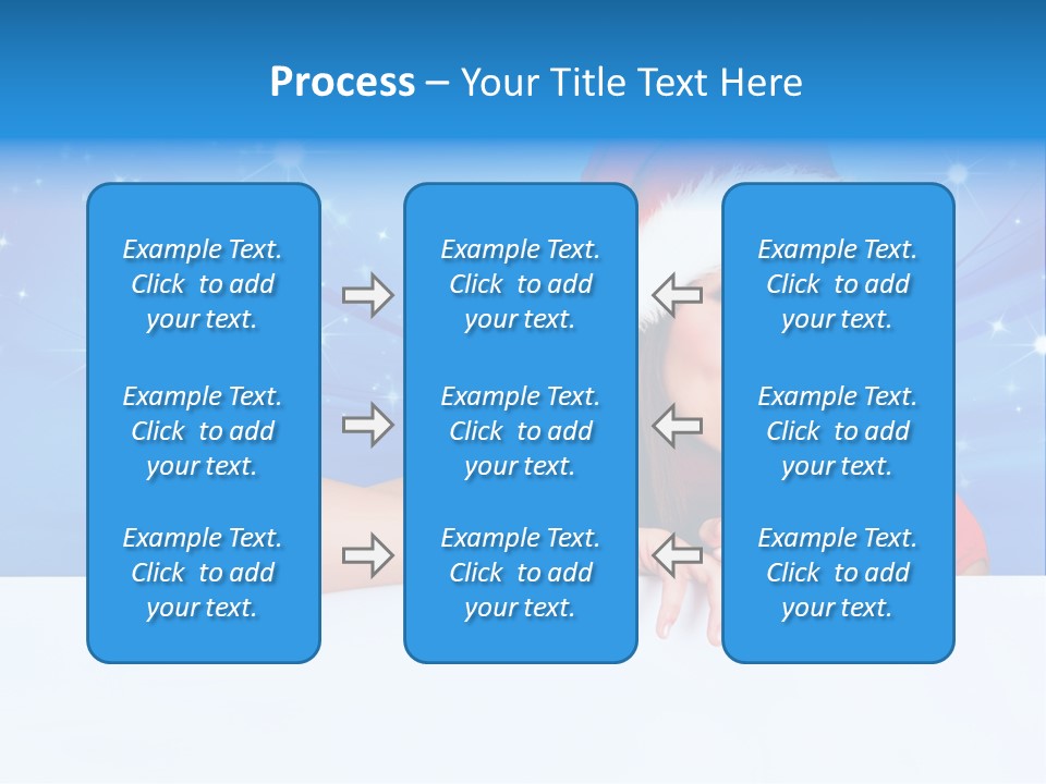 Happy Twinkle Santa PowerPoint Template