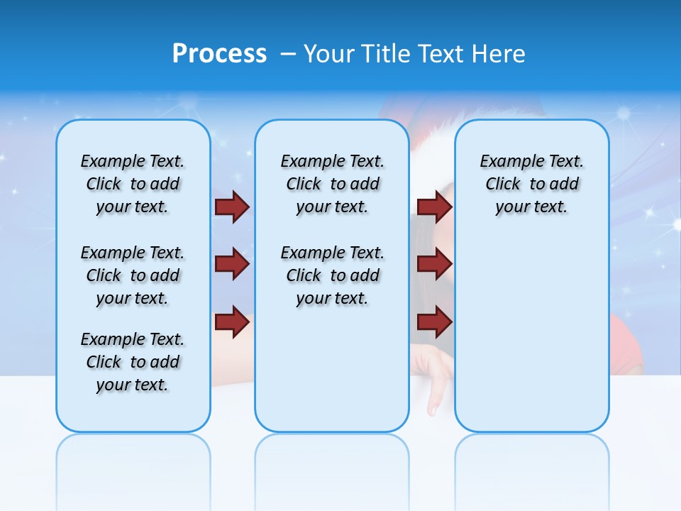 Happy Twinkle Santa PowerPoint Template