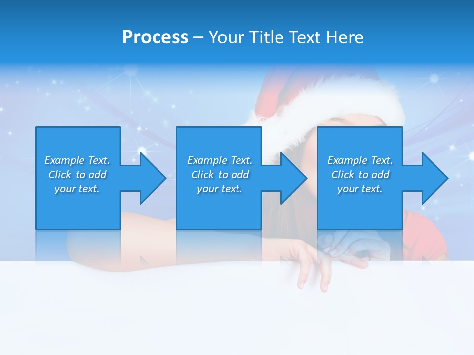 Happy Twinkle Santa PowerPoint Template