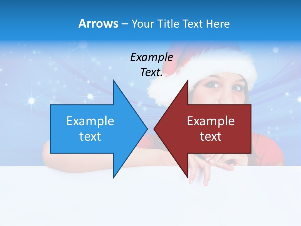 Happy Twinkle Santa PowerPoint Template