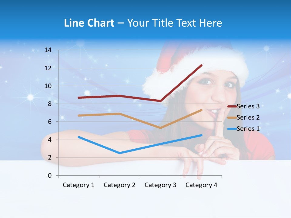 Happy Twinkle Santa PowerPoint Template