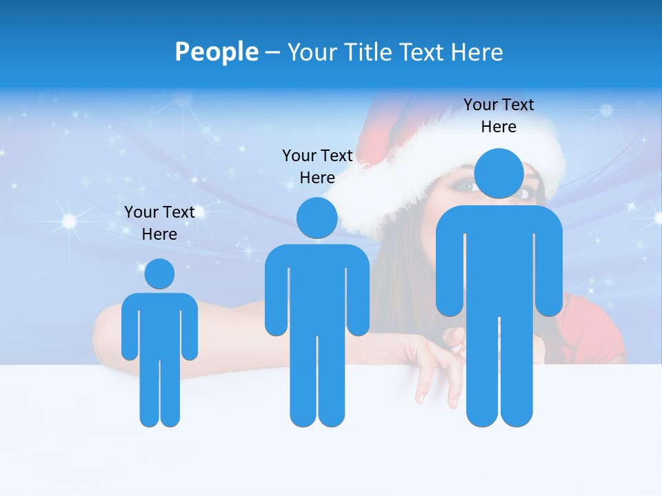 Happy Twinkle Santa PowerPoint Template