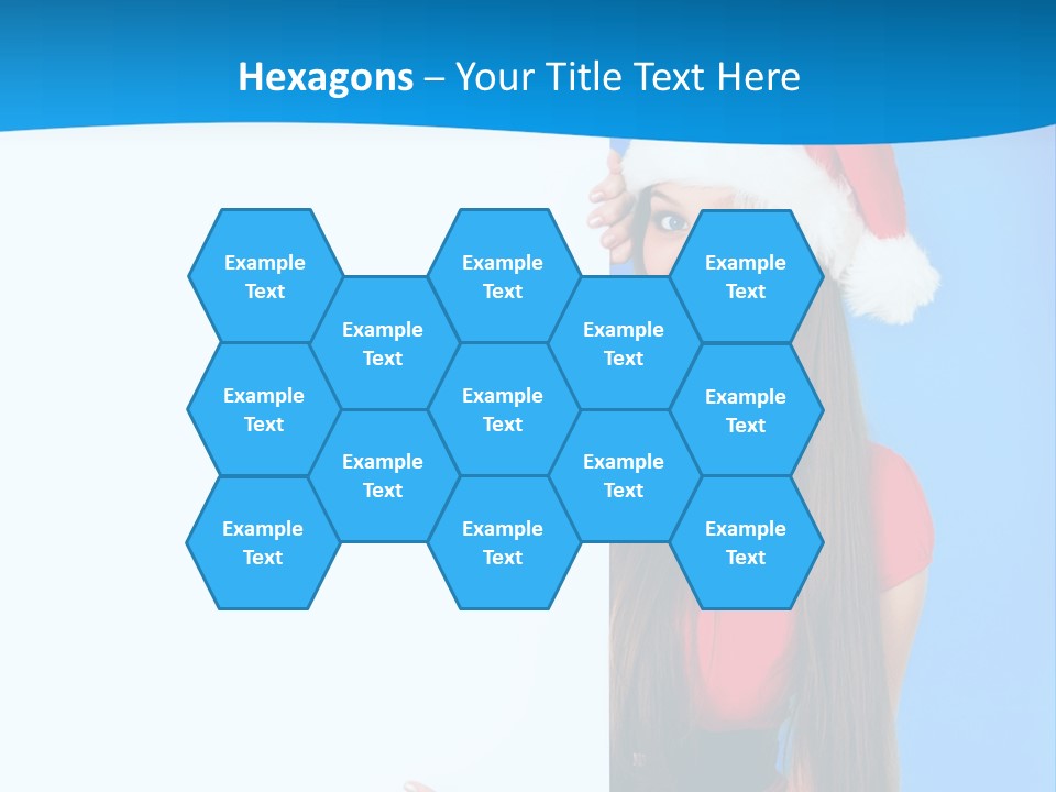 Present Holding Sign PowerPoint Template