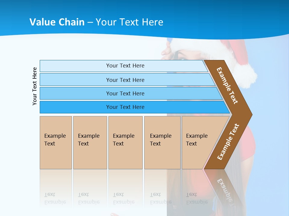 Present Holding Sign PowerPoint Template