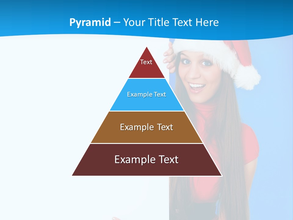 Present Holding Sign PowerPoint Template