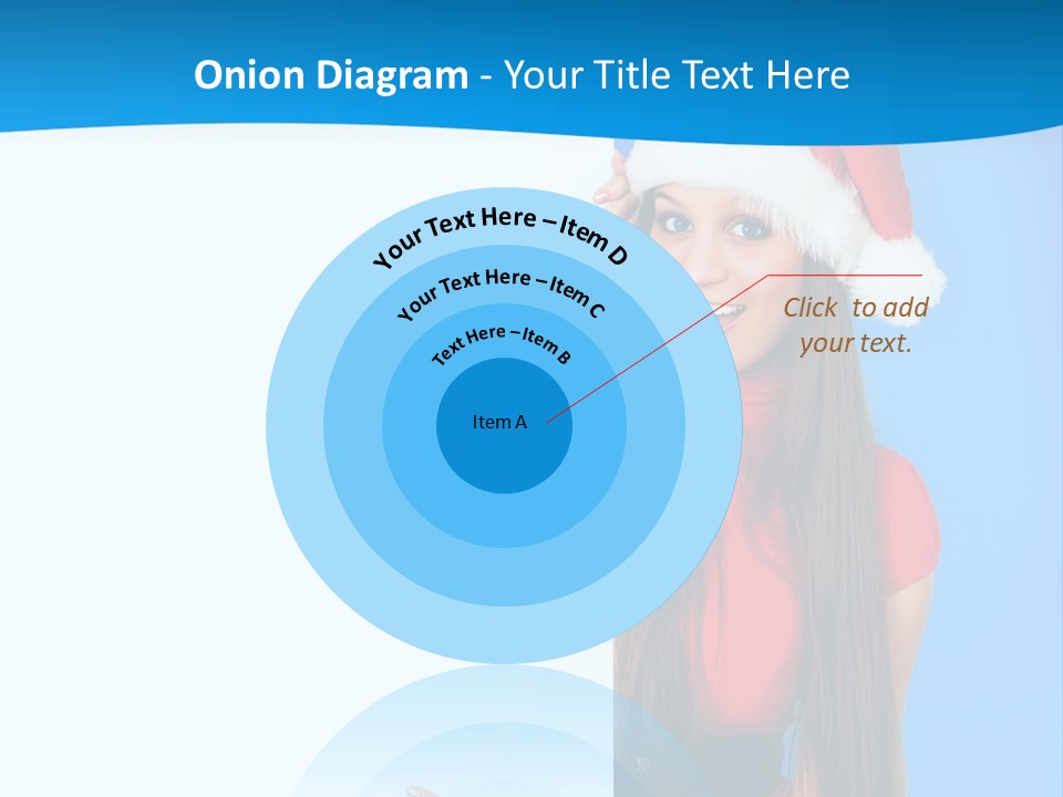 Present Holding Sign PowerPoint Template