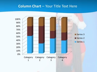 Present Holding Sign PowerPoint Template