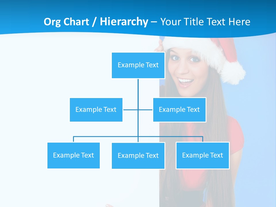 Present Holding Sign PowerPoint Template
