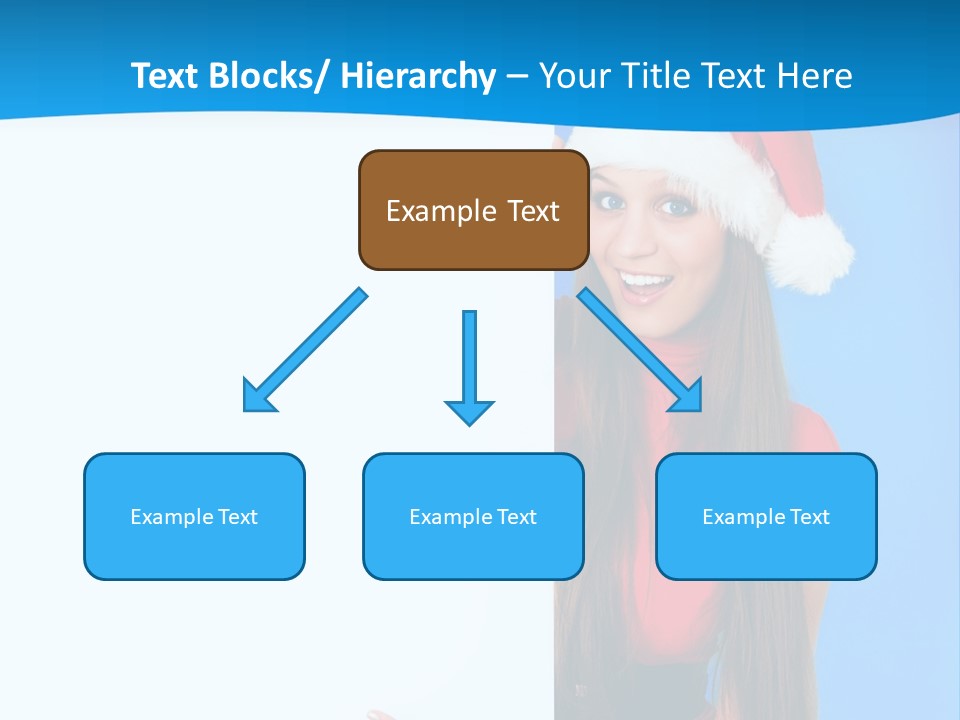 Present Holding Sign PowerPoint Template