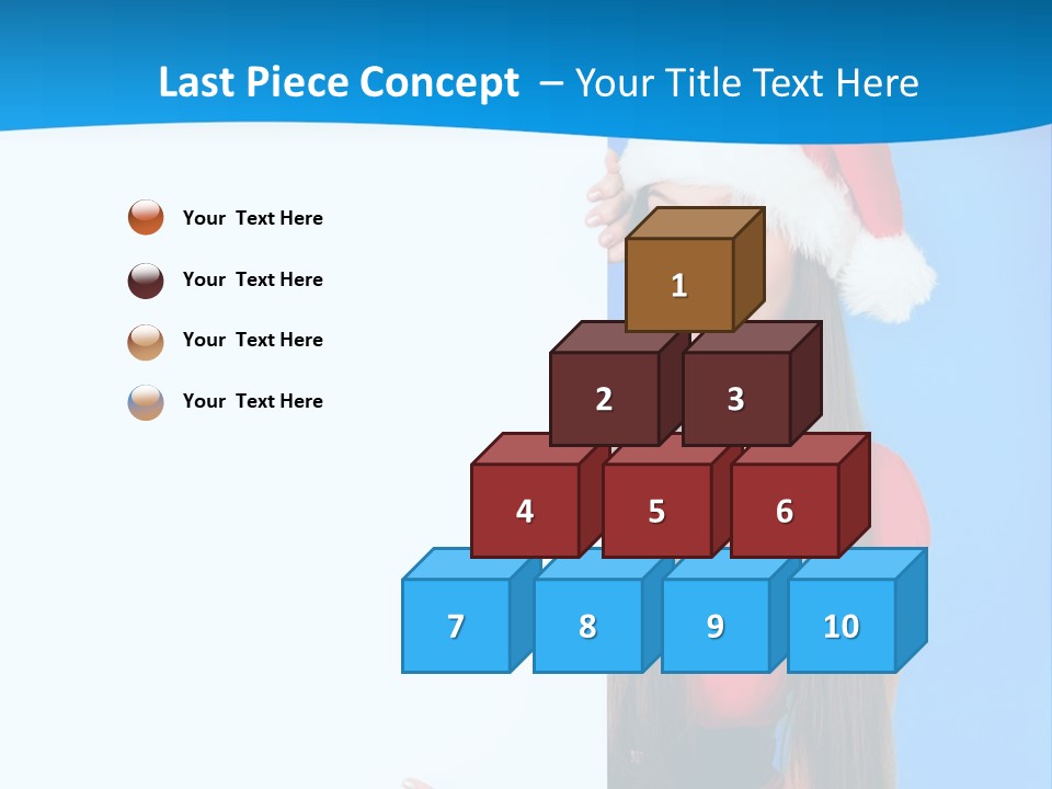 Present Holding Sign PowerPoint Template