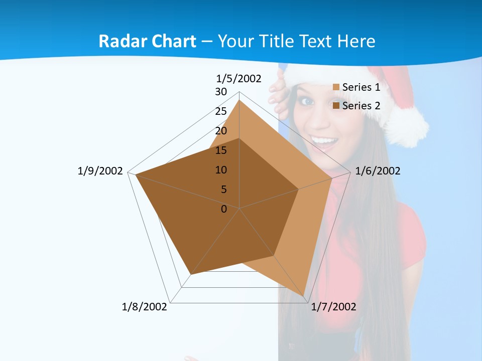 Present Holding Sign PowerPoint Template