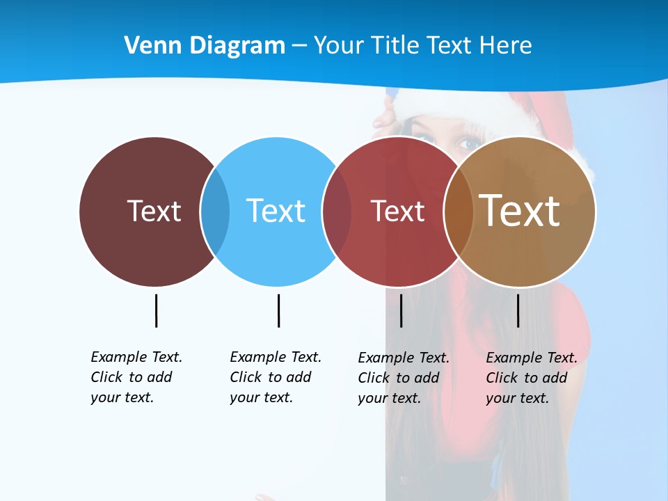 Present Holding Sign PowerPoint Template