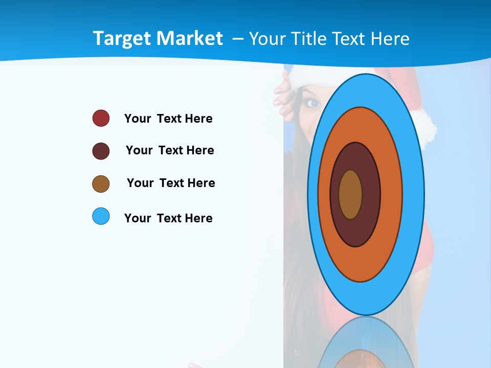 Present Holding Sign PowerPoint Template