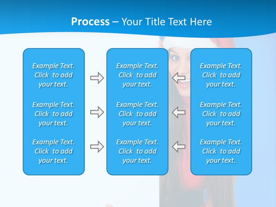 Present Holding Sign PowerPoint Template