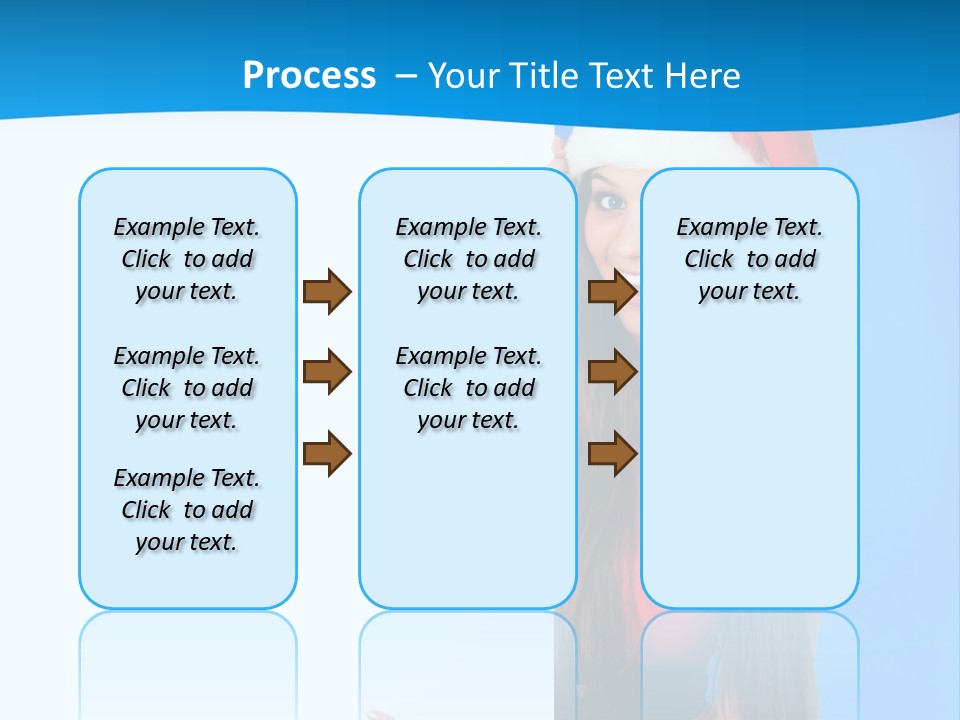 Present Holding Sign PowerPoint Template