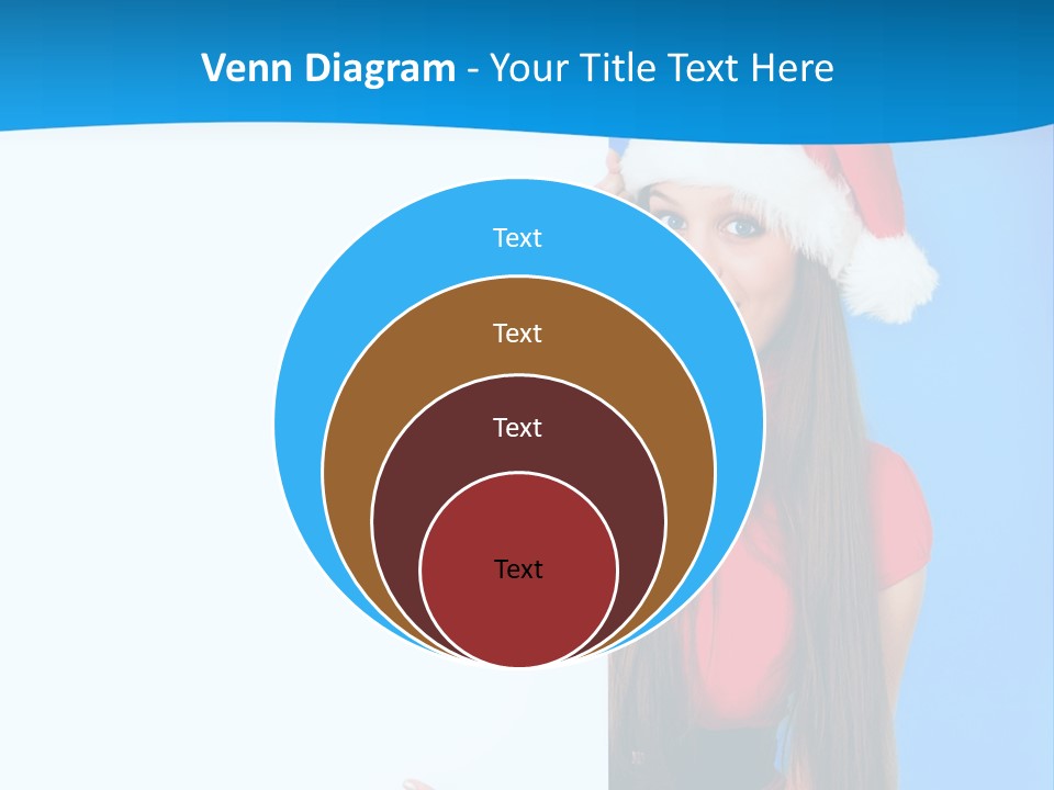 Present Holding Sign PowerPoint Template