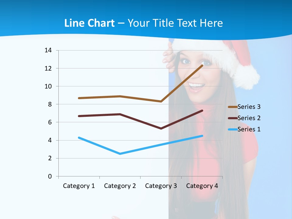 Present Holding Sign PowerPoint Template