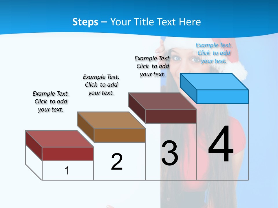 Present Holding Sign PowerPoint Template
