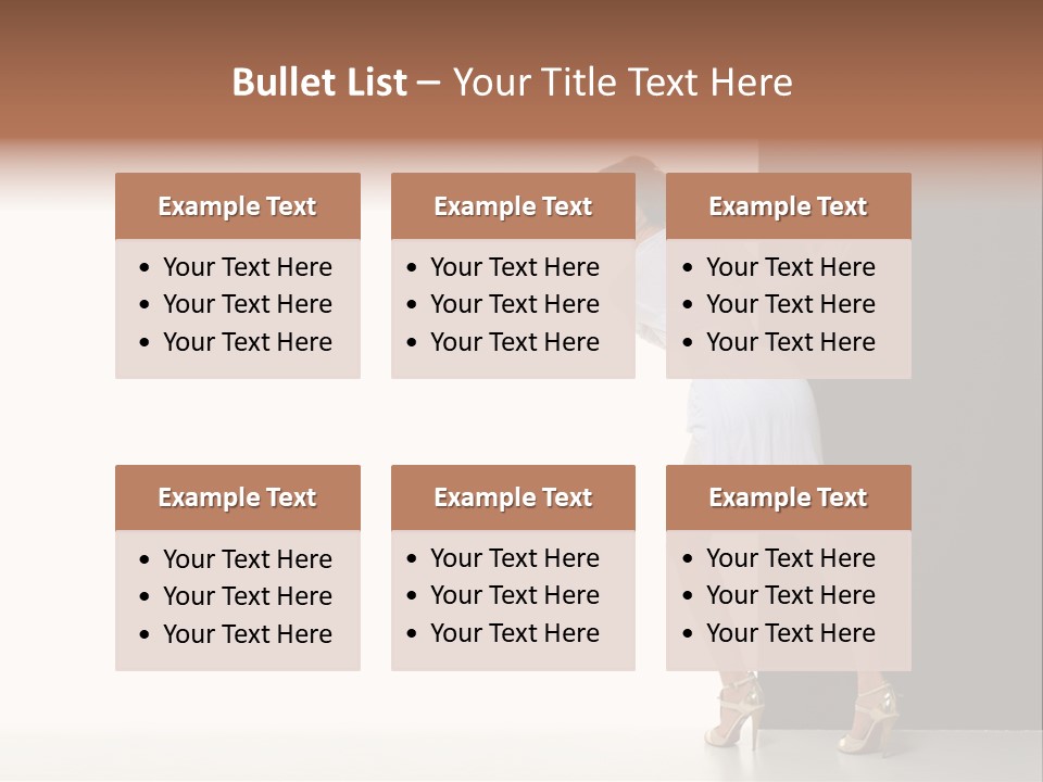 Commercial Board Sensuality PowerPoint Template