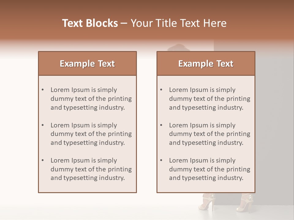Commercial Board Sensuality PowerPoint Template